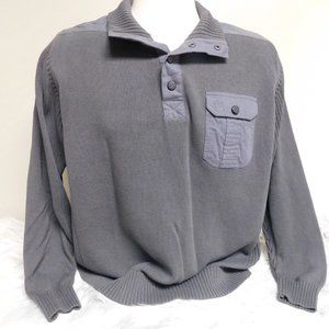 Marc New York Snap Up Sweater Men's XL 100% Cotton